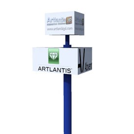 Post ads 3D Object | FREE Artlantis Objects Download
